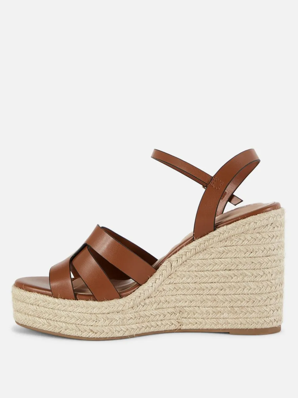 Sandały na koturnie z paskami Paula Echevarría