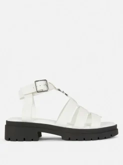 Sandały rybackie na grubej podeszwie