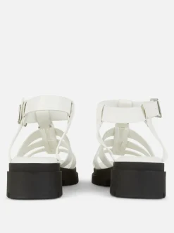 Sandały rybackie na grubej podeszwie