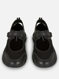 Sandały typu Mary Jane na płaskiej platformie