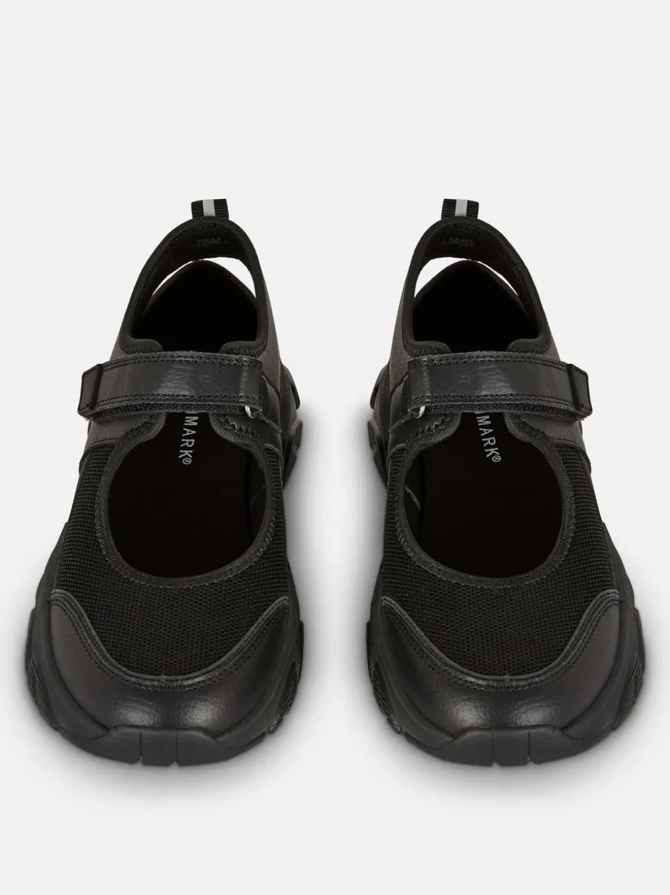 Sandały typu Mary Jane na płaskiej platformie