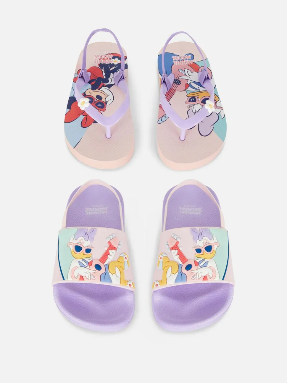Sandały z motywem Disneya, 2 pary