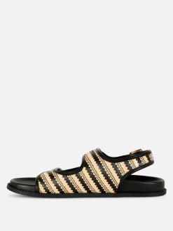 Sandały z rafii