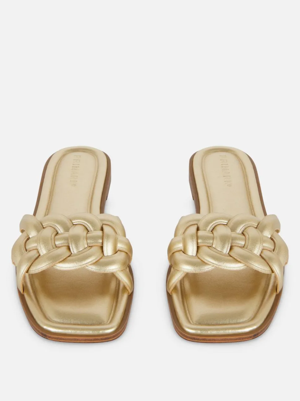 Sandały z tkanym paskiem