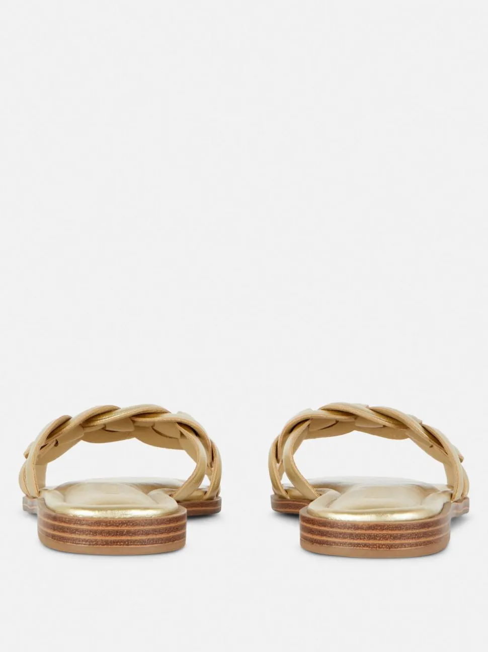 Sandały z tkanym paskiem