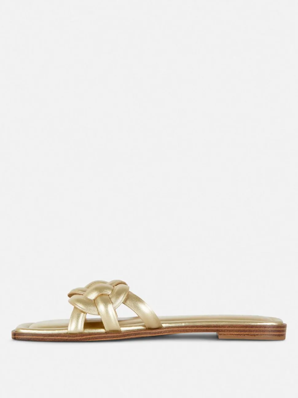 Sandały z tkanym paskiem