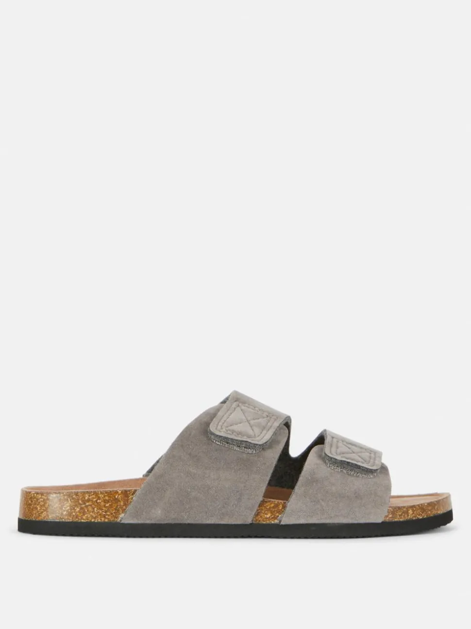 Sandały z wkładką i dwoma paskami