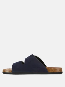 Sandały z wkładką i dwoma paskami