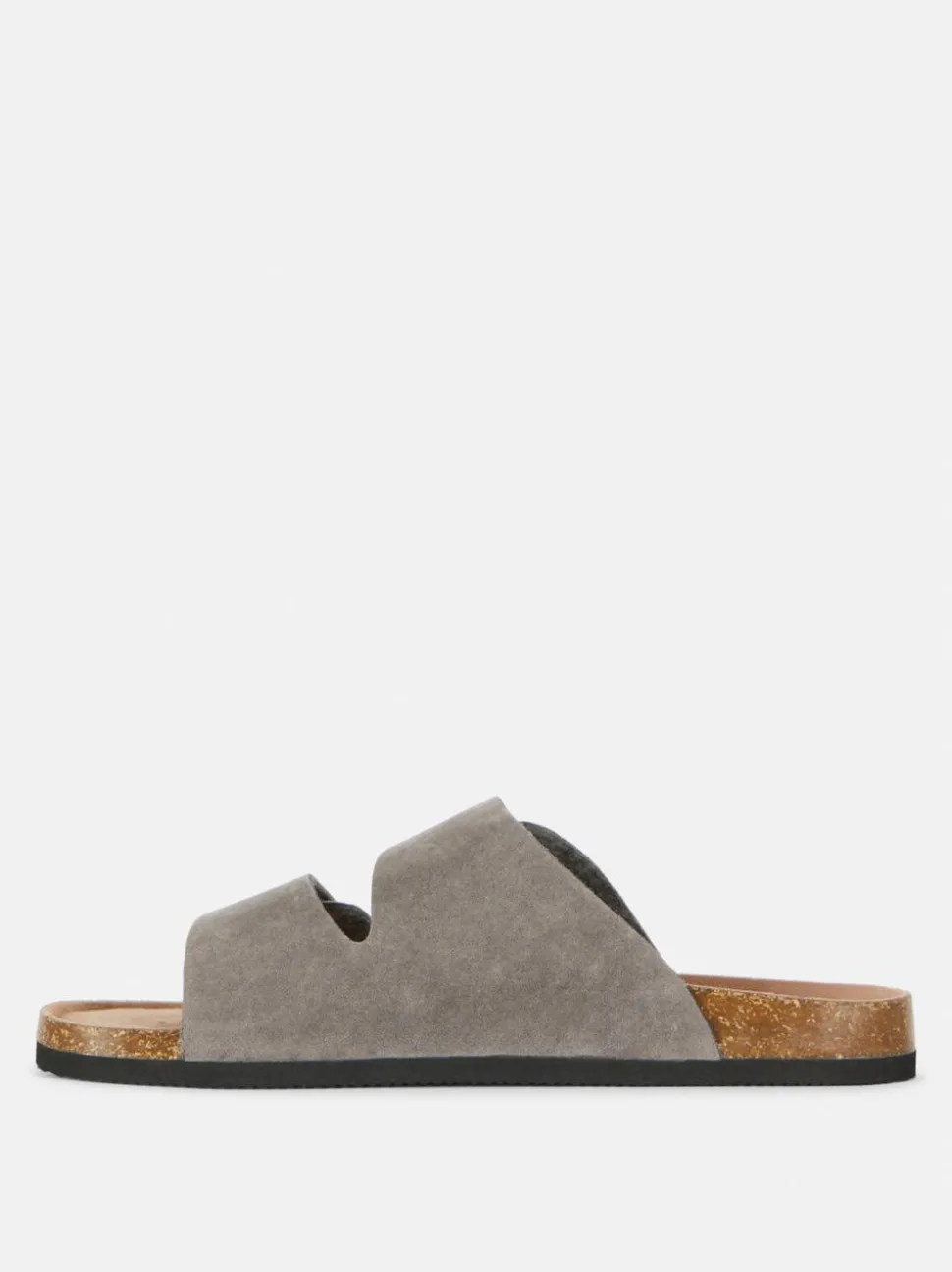 Sandały z wkładką i dwoma paskami