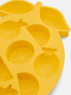 Silikonowa tacka na kostki lodu w kształcie owoców