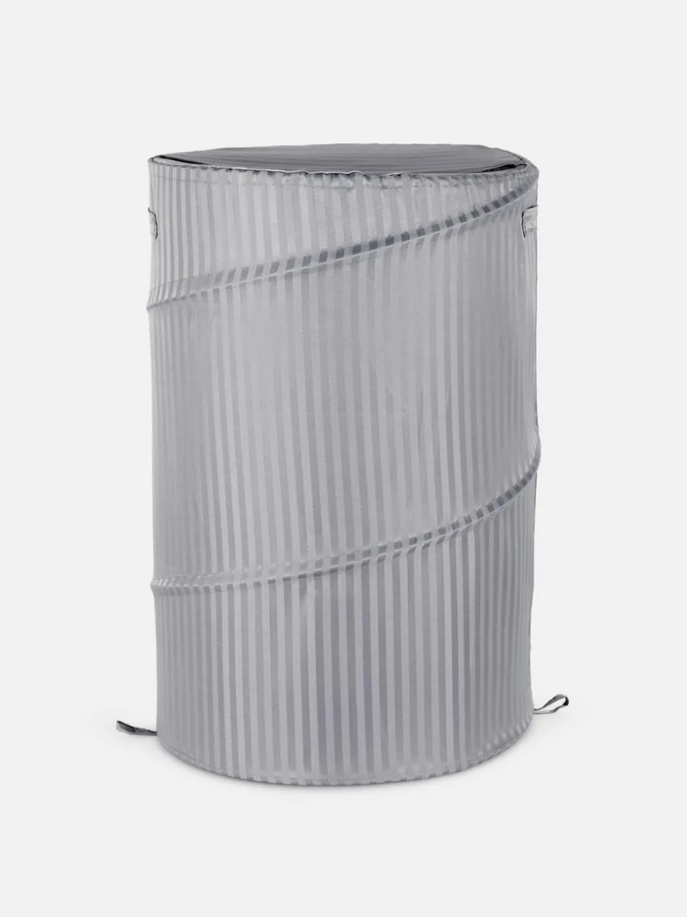 Składany kosz na pranie w paski