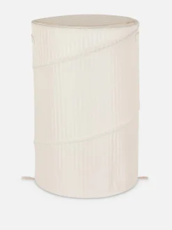 Składany kosz na pranie w paski