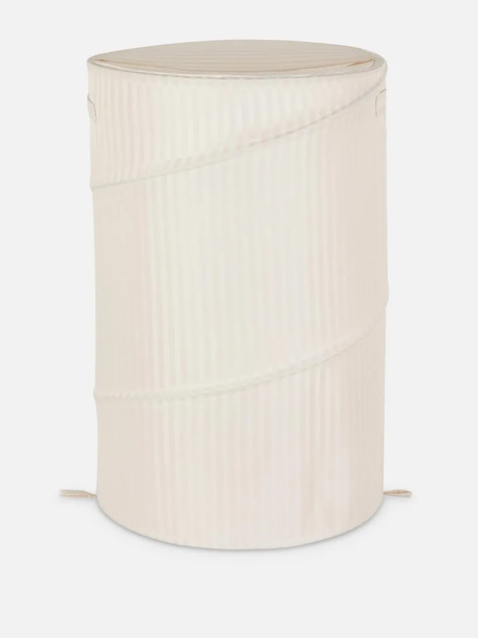 Składany kosz na pranie w paski