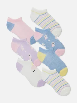 Skarpety do butów sportowych z jednorożcem, 7 par