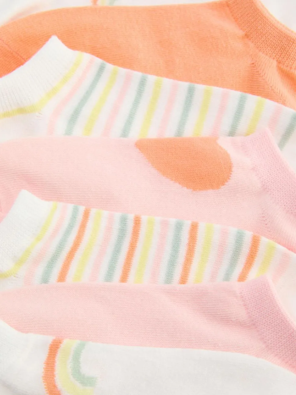 Skarpety do butów sportowych z motywem tęczy, 7 par