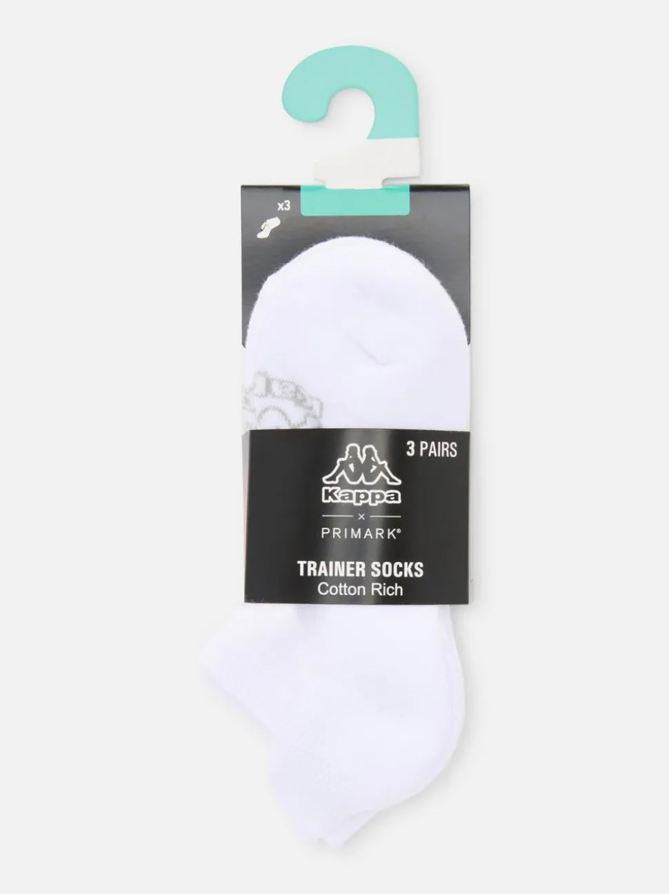 Skarpety do butów sportowych Kappa x Primark, 3 pary