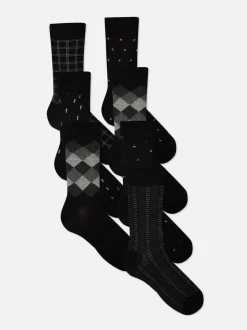 Skarpety do kostki w różne wzory, 7 par
