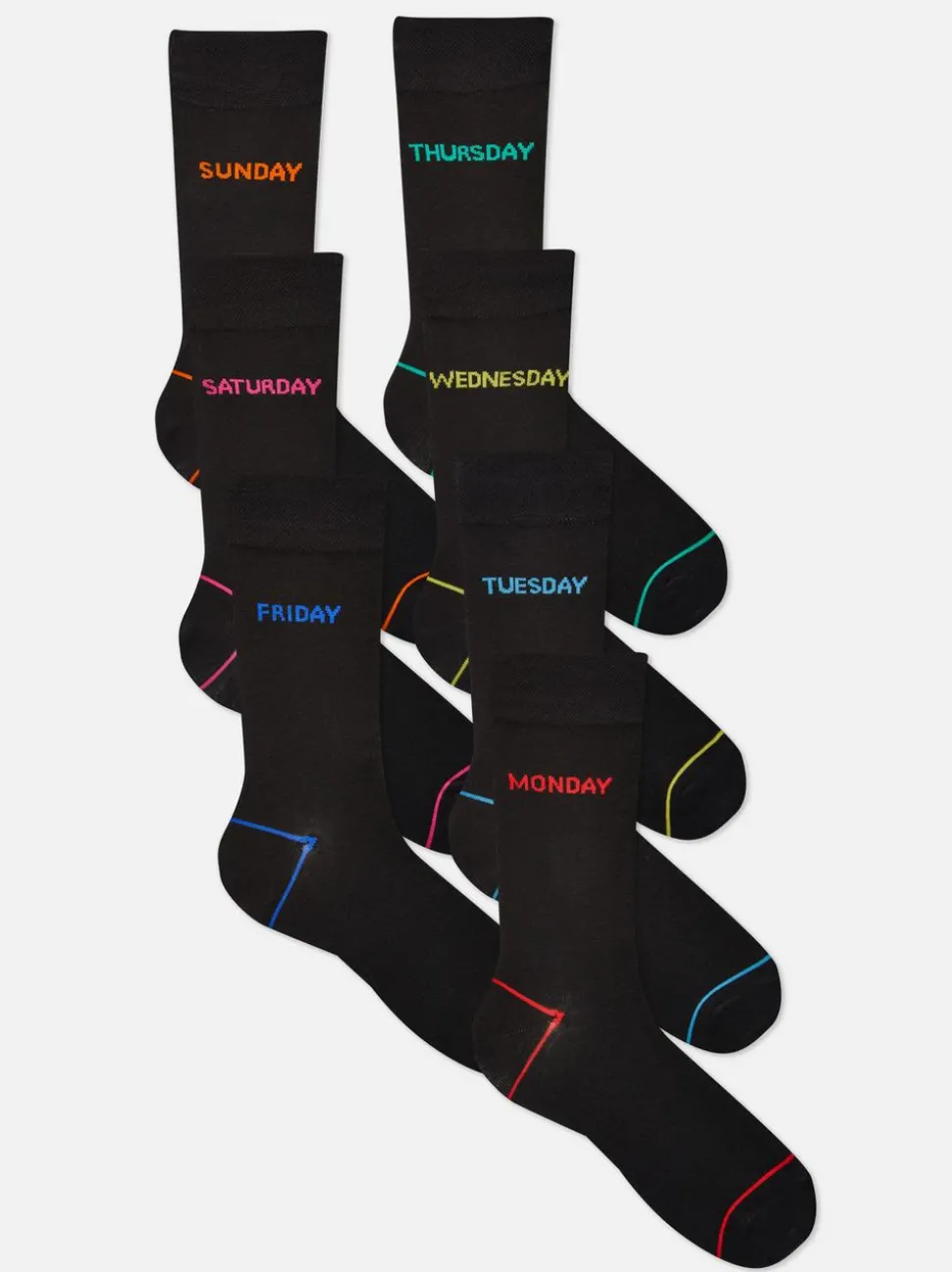 Skarpety na każdy dzień tygodnia, 7 par