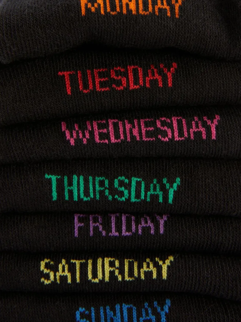 Skarpety na każdy dzień tygodnia, 7 par