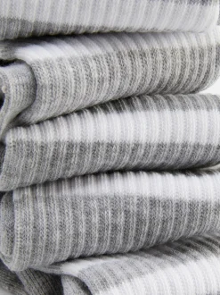 Skarpety sportowe z paskami, 5 par