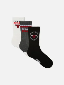 Skarpety za kostkę NBA Chicago Bulls, 3 pary