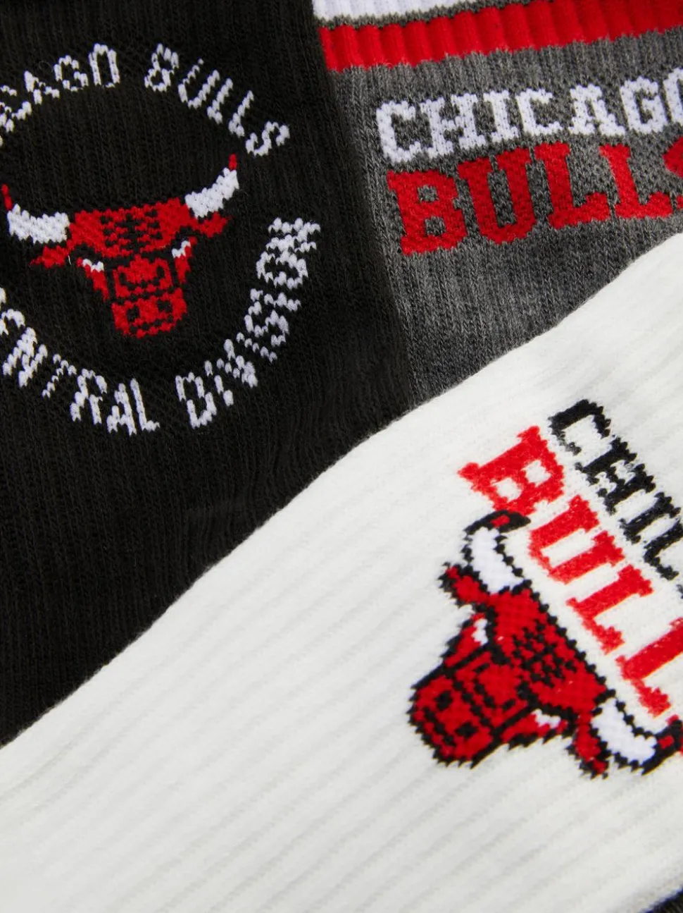 Skarpety za kostkę NBA Chicago Bulls, 3 pary