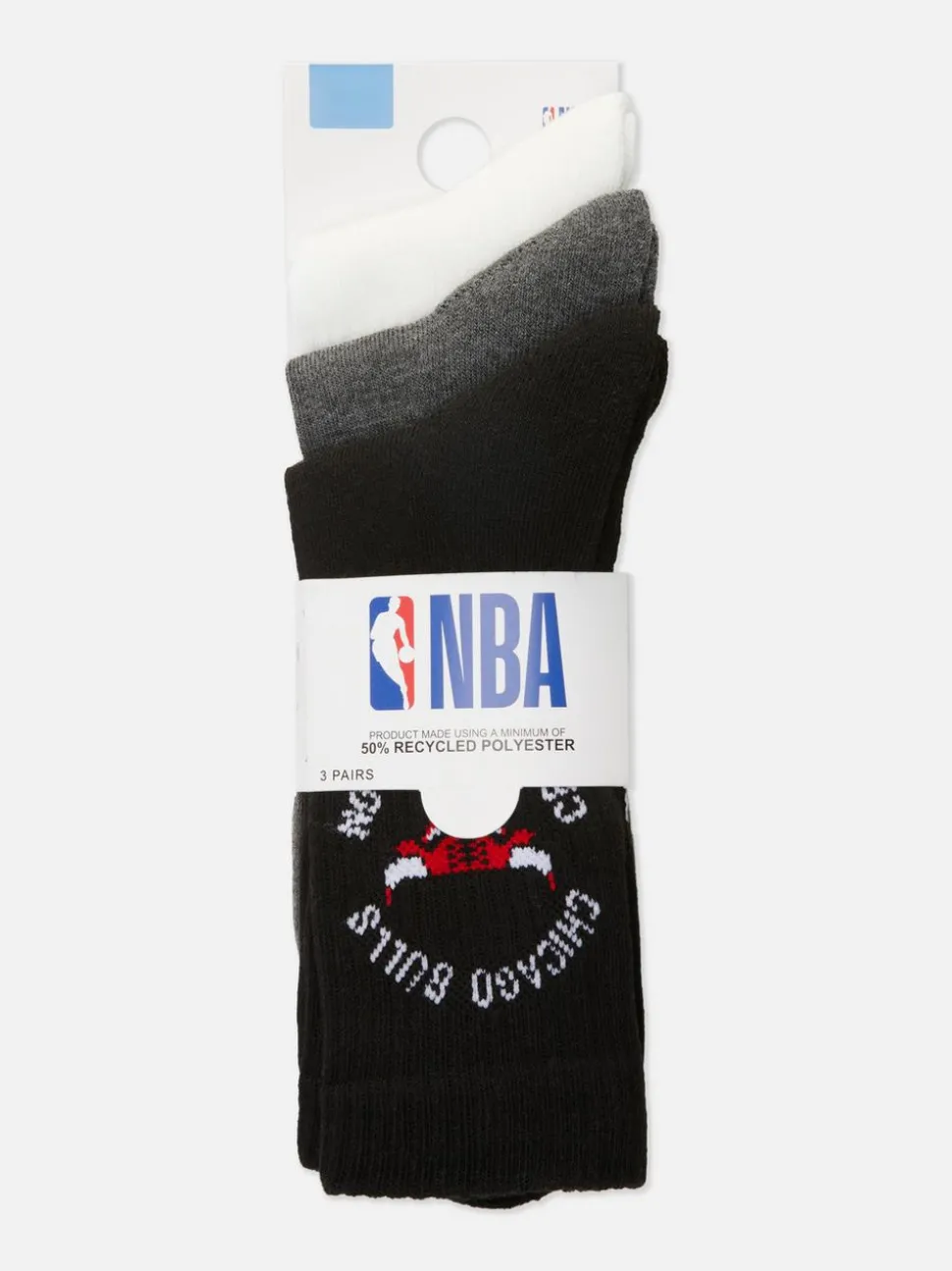 Skarpety za kostkę NBA Chicago Bulls, 3 pary