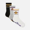 Skarpety za kostkę NBA Los Angeles Lakers, 3 pary