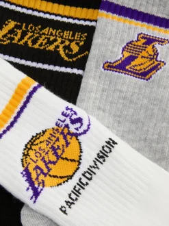 Skarpety za kostkę NBA Los Angeles Lakers, 3 pary