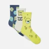 Skarpety ze SpongeBobem Kanciastoportym, 3 pary