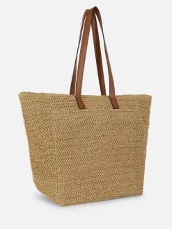 Słomkowa torba shopper