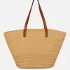 Słomkowa torba typu bucket