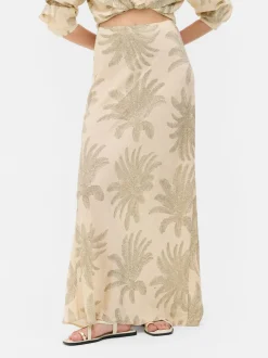 Spódnica maxi z nadrukiem Paula Echevarría