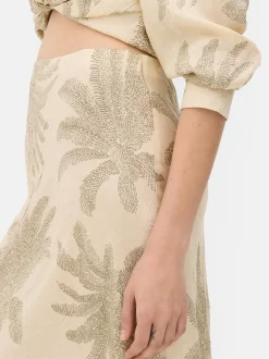 Spódnica maxi z nadrukiem Paula Echevarría