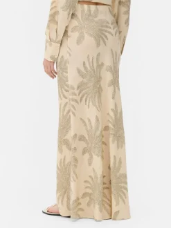 Spódnica maxi z nadrukiem Paula Echevarría