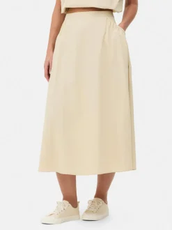 Spódnica midi z pełnego koła, część zestawu