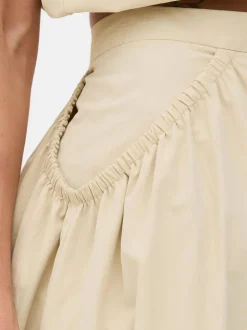 Spódnica midi z pełnego koła, część zestawu