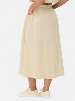 Spódnica midi z pełnego koła, część zestawu