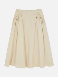 Spódnica midi z pełnego koła, część zestawu