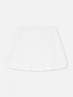 Spódnica z marszczonym obszyciem