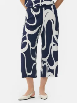 Spódnico-spodnie z nadrukiem