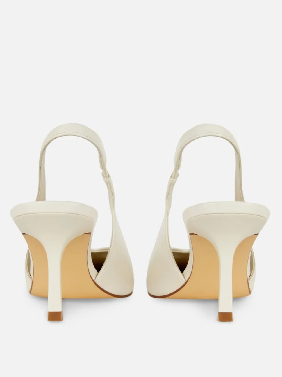 Spiczaste szpilki z tylnym paskiem