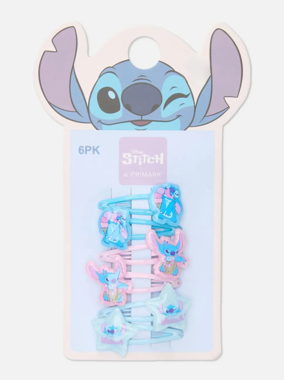 Spinki do włosów z motywem Sticha Disneya, 6 szt.