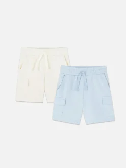 Spodenki bojówki ściągane sznurkiem, 2 pary