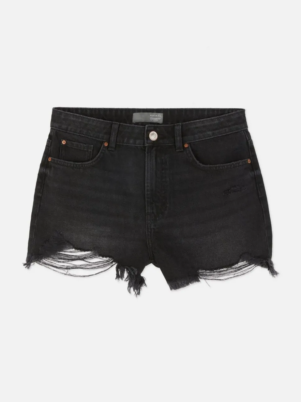 Spodenki jeansowe z przetarciami