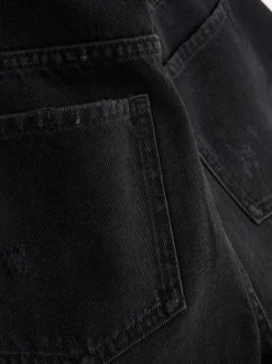 Spodenki jeansowe z przetarciami