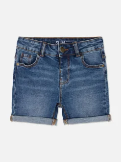 Spodenki jeansowe z wąskimi nogawkami