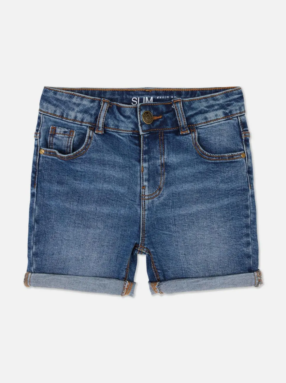 Spodenki jeansowe z wąskimi nogawkami