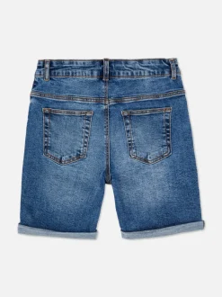 Spodenki jeansowe z wąskimi nogawkami