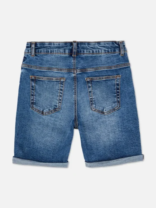 Spodenki jeansowe z wąskimi nogawkami